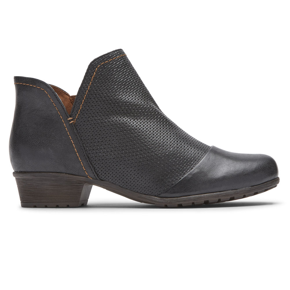 Botas Rockport Mujer Mexico - Cobb Hill Gratasha V-Cut Negros - RAXHY9874